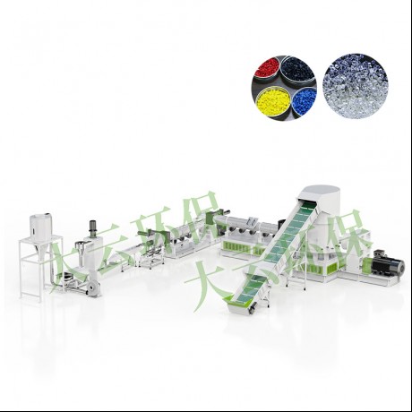 Integrovaný recyklačný peletovací stroj Jwell Three Machine